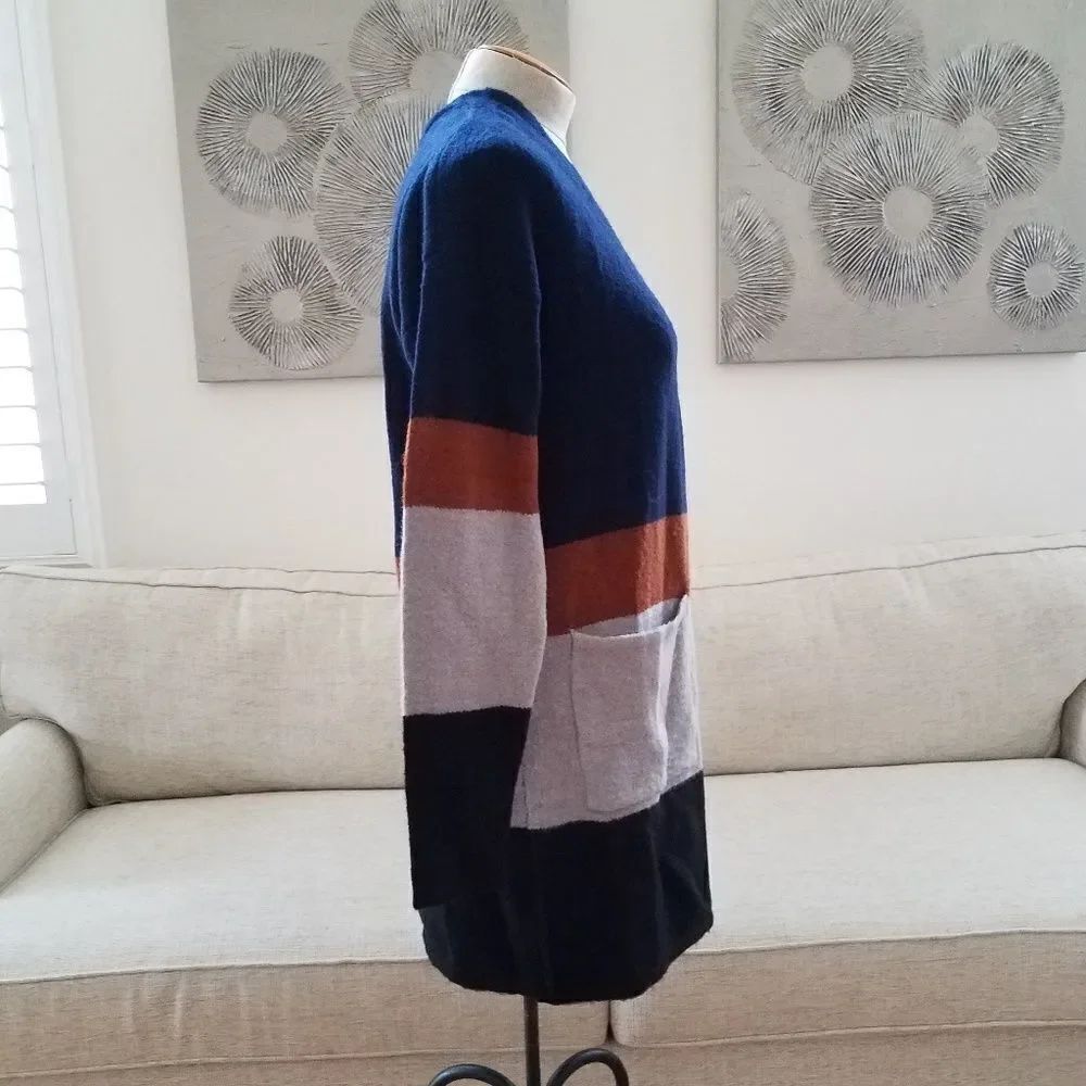 Love by Design Colorblock Cardigan sz Large - Picture 5 of 8